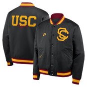 USC Trojans Men's Nike Black SC Interlock Legacy Bomber Jacket
